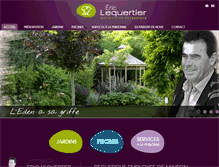 Tablet Screenshot of ericlequertier.com